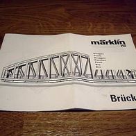 Anleitung für Märklin Brücken 7263 und 7262