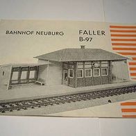 Bauanleitung Faller Bahnhof Neuburg
