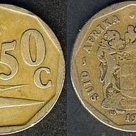 Südafrika 50 Cents 1993
