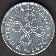 Finnland 1 Penni 1974
