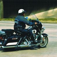 Polizeifahrzeug Motorrad Houston Police - Schmuckblatt 32.1
