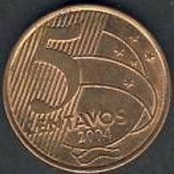 Brasilien 5 Centavos 2004