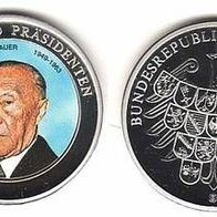 Farbmedaille "Konrad Adenauer", PP, ##03