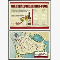Bierdeckel "STRALSUNDER BIER-TOUR" Brauerei Stralsund Mecklenburg-Vorpommern