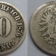 10 Pfennig 1876 (A) ## S9