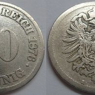10 Pfennig 1876 (A) ## S10