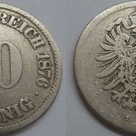 10 Pfennig 1876 (A) ## B4