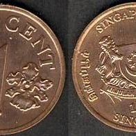 Singapur 1 Cent 1992