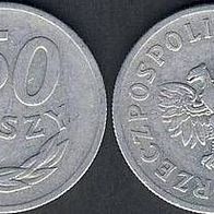 Polen 50 Groszy 1949 Alu