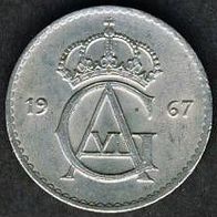 Schweden 25 Öre 1967