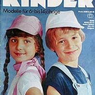 Kindermode "6 bis 14" 1982-01 gestrickt Zeitschrift DDR