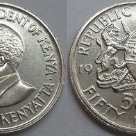 Kenia 50 Cents 1973 ## S12