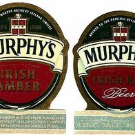 Bieretiketten Murphy Brewery Cork Prov. Munster SÜD-IRLAND