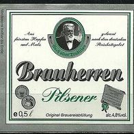 ALT ! Bieretikett Sonderausgabe für "WVG Aschersleben" Brauerei Dessau † 1994