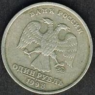 Russland 1 Rubel 1998 Mzz. Moskau