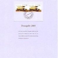 Exklusive Treuegabe Deutsche Post m. Ersttagsstempel