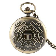 Taschenuhr, Spungdeckeluhr, Herrenuhr, Pocked Watch US Coast Guard 1790 USA HU-55