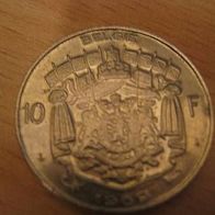 Belgien 10 Francs 1969