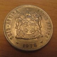 SOUTH AFRICA Südafrika 20 Cents 1978