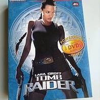 Lara Croft TOMB RAIDER Powerpack DVDs + Game + Poster