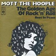 7"MOTT THE HOOPLE · The Golden Age Of Rock´n´Roll (RAR 1974)