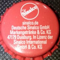 Sinalco Limonade Kronkorken Duisburg 2015 Kronenkorken neu in unbenutzt SIN ALCOhol