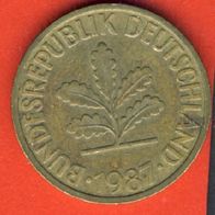 BRD 10 Pfennig 1987 D