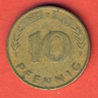 BRD 10 Pfennig 1978 D