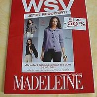 Madeleine Katalog WSV Herbst/ Winter 2010/2011