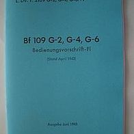Beschreibung Me 109 G-2 m.48 Seiten v.1943