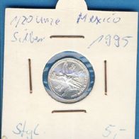 Mexico 1995 1/20 Unze Silber