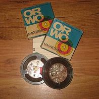 2 alte Magnettonbänder original ORWO Bitterfeld !!!
