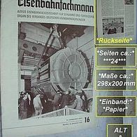 Heft * Eisenbahn-Fachmann * Nr.16 * 1957 * RAR