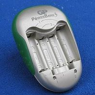 Ladegerät GP PowerBank 3, NiMH, Mignon (AA)/ Micro (AA)