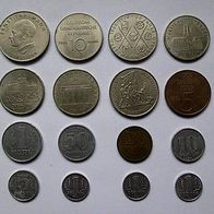 16 DDR Münzen Nikolaiviertel Warschauer Vertrag usw