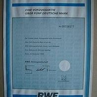 Vorzugsaktie RWE AG Essen 5 DM 1995