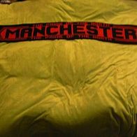 Schal Fanschal Manchester United Motiv 1 Jacquard Neu