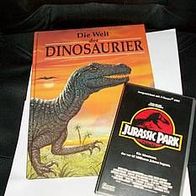 Dinosaurier Bildband + Jurassic Park Video