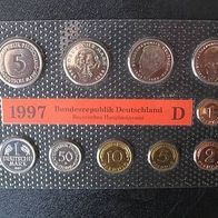 BRD Kursmünzensatz 1997 Stempelglanz * D *
