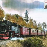 Eisenbahnzug 99 7243-1 - Schmuckblatt 23.1