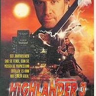 Christopher Lambert * * Highlander 3 * * VHS