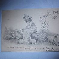 AK fröhliche Ostern 1901