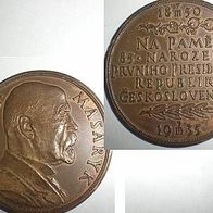 Medaille Tomas G. Masaryk Republiky Ceskoslovenské 1935