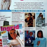 Ingrid 1991-01 Retro-Chic Handarbeiten stricken