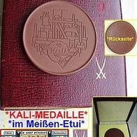 DDR * Bergbau-Medaille * Kali * Meißen-Porzellan * mit Etui