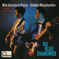 7"Die Blue Diamonds · Wie damals in Paris (RAR 1961)