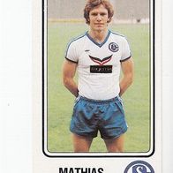 Panini Fussball 1983 Mathias Schipper FC Schalke 04 Nr 181