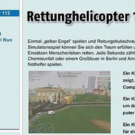 Rettungshelikopter 112 / PC Game aus Mag. CD-ROM (Computer Bild Spiele 2005) Windows