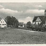 alte AK Hohenrechberg, Kirche Gasthaus 1955