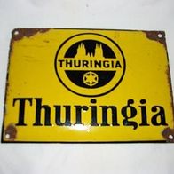 Thuringia Versicherung Emailschild Blechschild